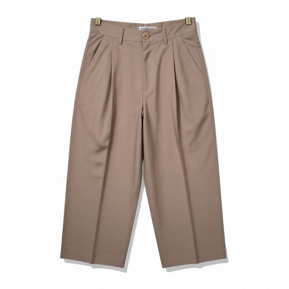 NONchalant Label Women's Fabi Wide Leg Pants size medium Sand beige trousers